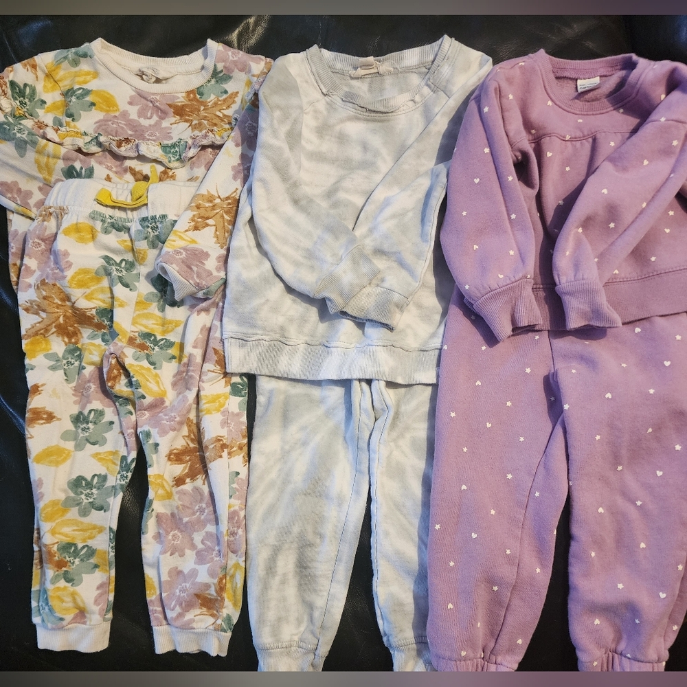 Three 2t Sweatsuits